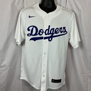 Nike Los Angeles Dodgers Home Replica Baseball Jersey Men sz Small Authentic NEW